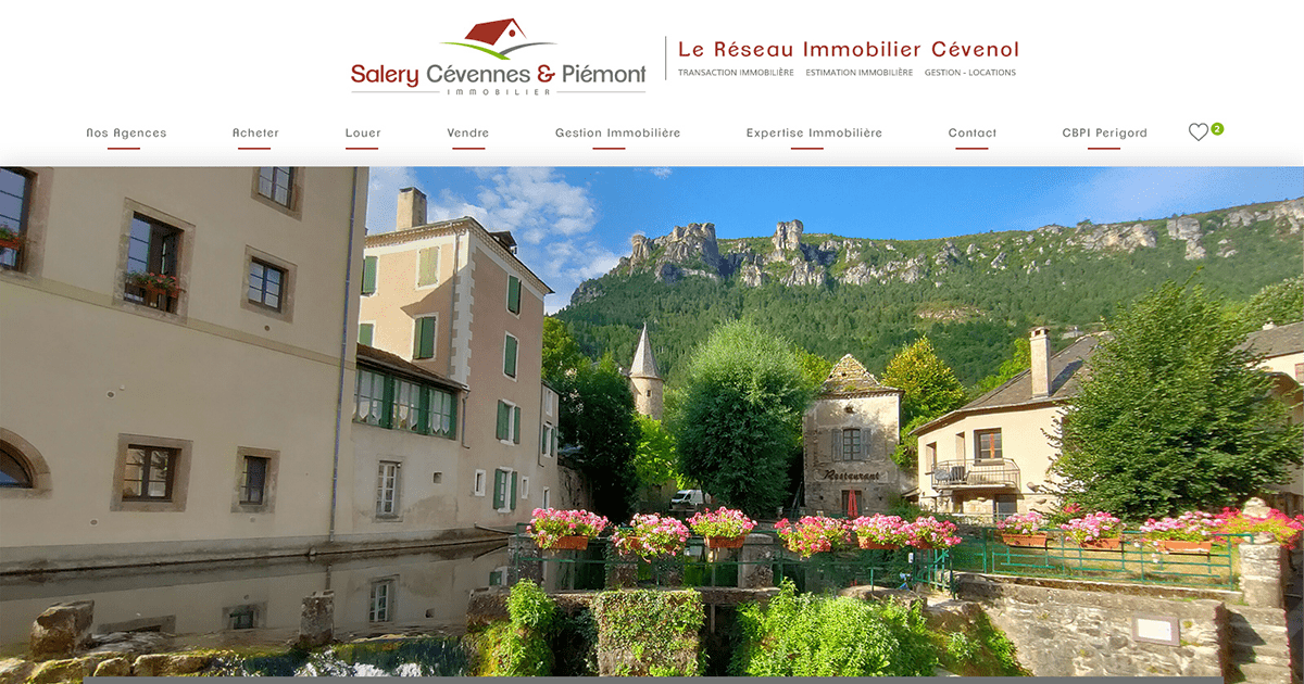 Logo de l'agence SALERY CEVENNES ET PIEMONT IMMOBILIER